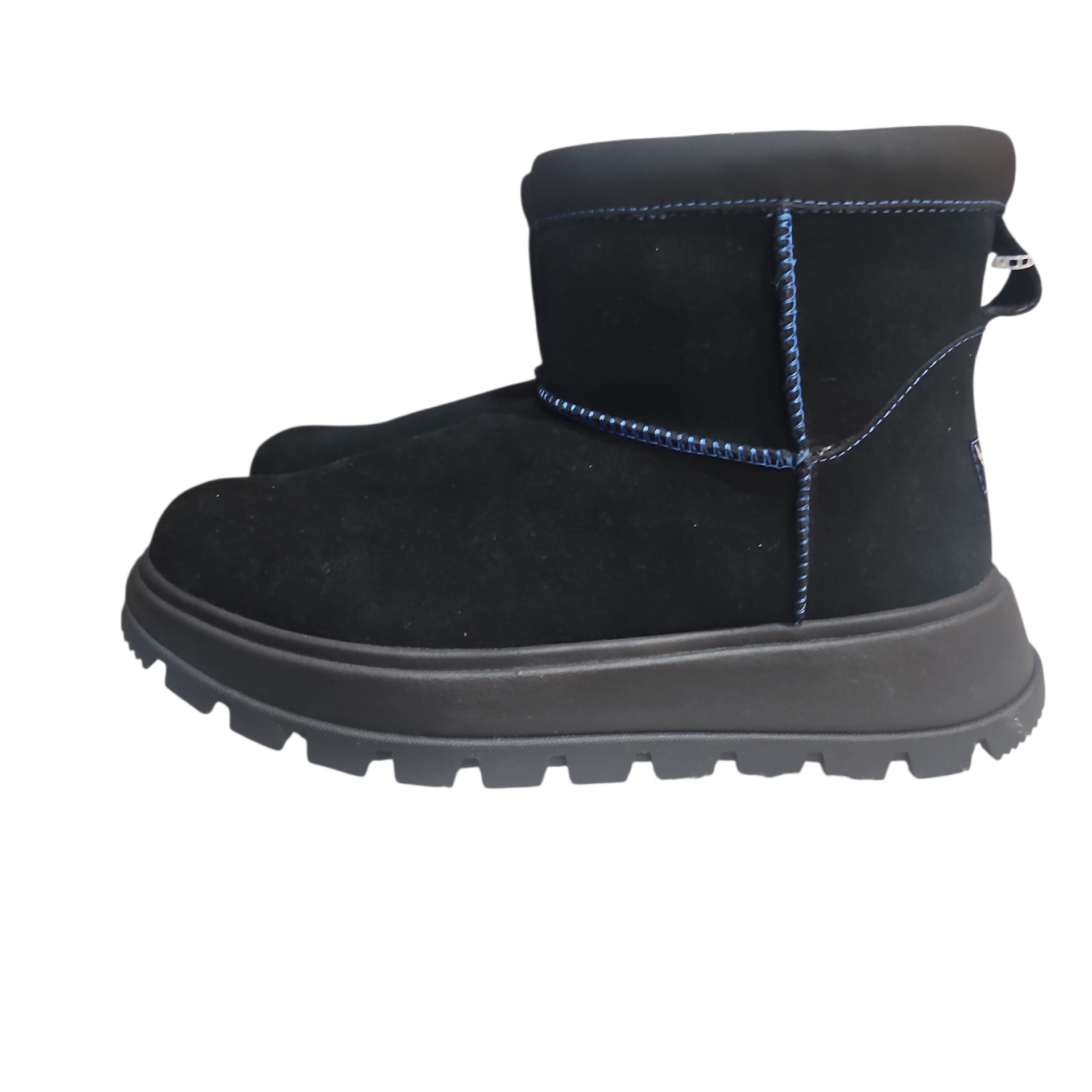Ugg By Koolaburra Waterproof Mini Hybrid Black Platform Ankle Boots Size7